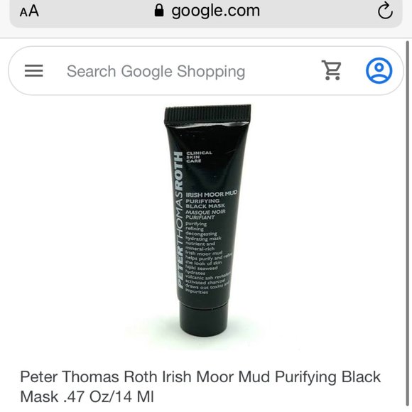 NEW 5/$20 🛍 Peter Roth Irish Moor Mud Mask - Picture 2 of 9